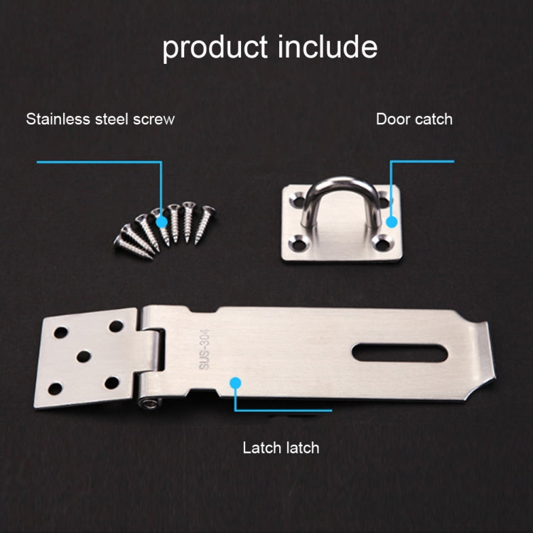 3 inch 304 Stainless Steel Locking Plate Anti-Theft Hitch by bashfashion
