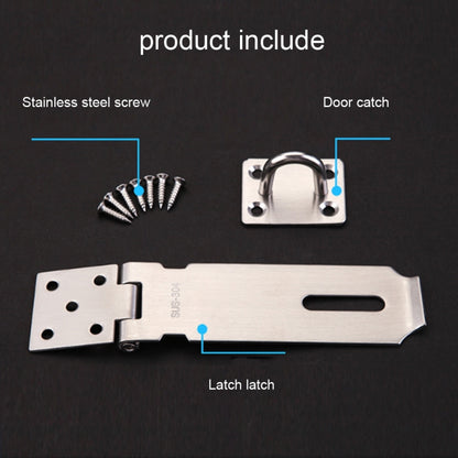 4 inch 304 Stainless Steel Locking Plate Anti-Theft Hitch by bashfashion