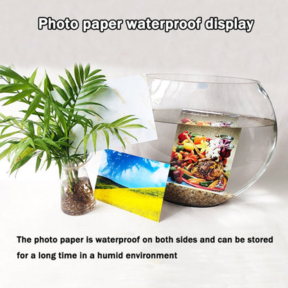 A5 50 Sheets 260g Waterproof RC Photo Paper for Brother/Epson/Lenovo/HP/Canon Inkjet Printers(Silk Surface) by bashfashion