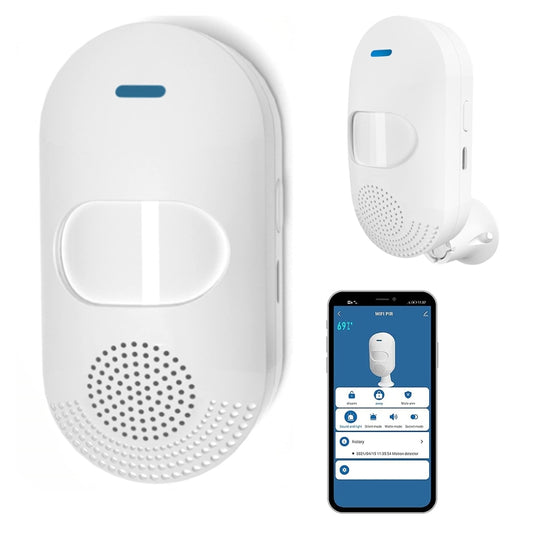 TUYA APP Control Wireless PIR Motion Sensor Alarm WiFi Motion Detector by bashfashion