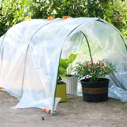 2 x 6m Transparent Plant Antifreeze Film Waterproof Cover Window Sealing Film Greenhouse PE Film by bashfashion