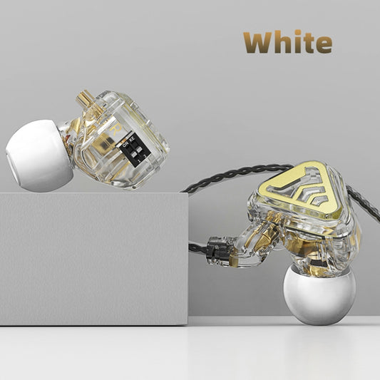 CVJ In-Ear Wired Gaming Earphone, Color: White by CVJ
