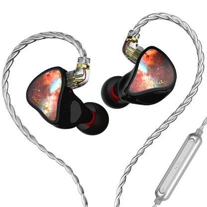 CVJ In-Ear Earplug Style Resin Interchangeable Cable Earphone, Style: Star Cloud With Mic by CVJ