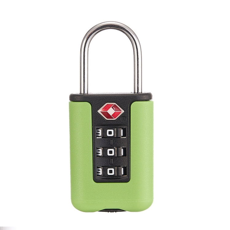 TSA Customs Code Lock Travel Luggage Lock Mini Contrast Color Design Combination Padlock(Light Green) by bashfashion