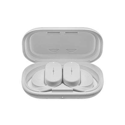HD313 Earhook OWS Noise Reduction Bluetooth Earphone Subwoofer Sport Wireless Headset(White) by bashfashion