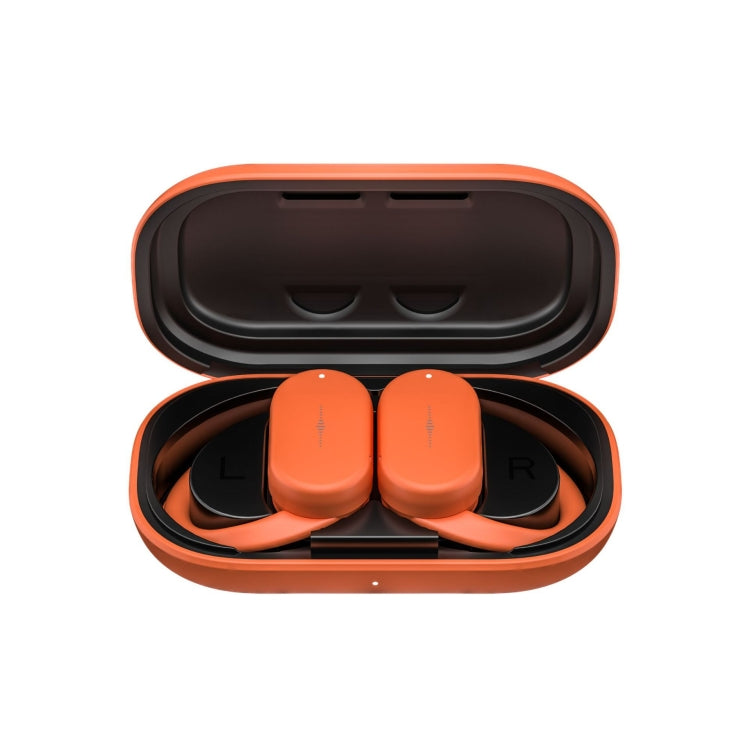 HD313 Earhook OWS Noise Reduction Bluetooth Earphone Subwoofer Sport Wireless Headset(Orange Red) by bashfashion