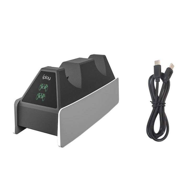 iplay HBP-260 For PS5 Handle Charging Seat Electric Game Handle Fast Charging Seat(Black) by iplay