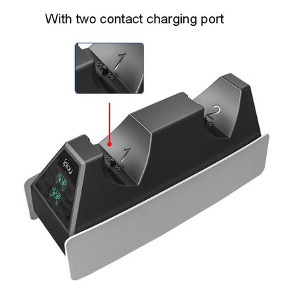 iplay HBP-260 For PS5 Handle Charging Seat Electric Game Handle Fast Charging Seat(Black) by iplay