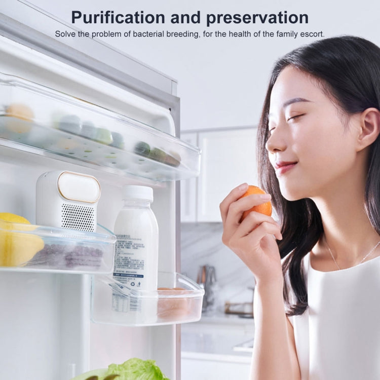 M16 Fridge Deodorizer Negative Ion Digital Display Magnetic Mounting Freezer Odor Remover by bashfashion