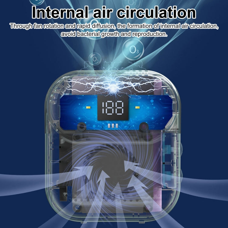 M16 Fridge Deodorizer Negative Ion Digital Display Magnetic Mounting Freezer Odor Remover by bashfashion