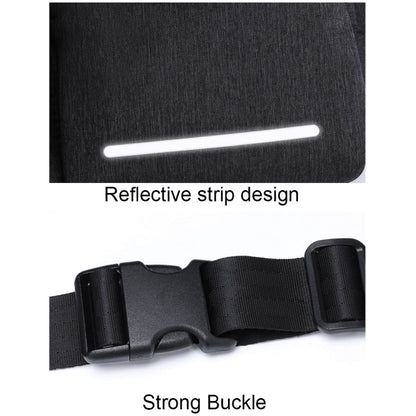 Multifunctional Waterproof Waist Bag Outdoor Casual Crossbody Bag(Deep Blue) by bashfashion