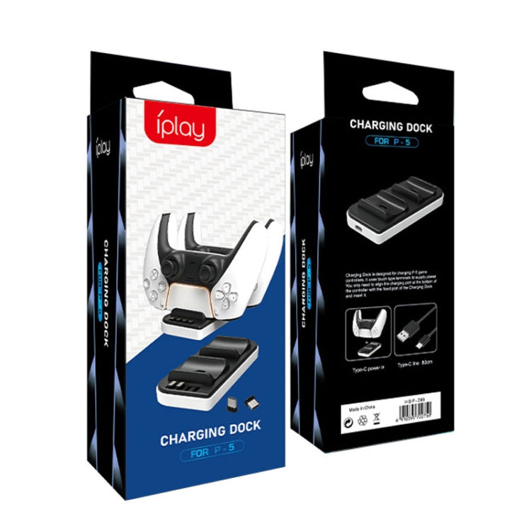 iplay HBP-298 For PS5 Game Handle Terminal Charging Seat Convenience Charger(Black) by iplay