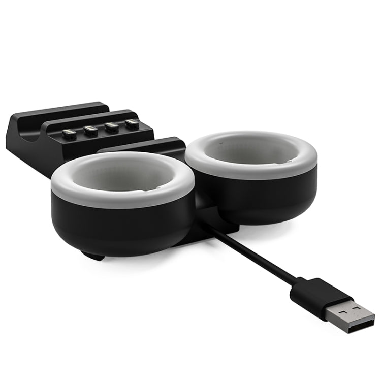 Iplay HBP-301 For PS5 / PS VR MOVE Controller Handle Dual Seat Charger 4 In 1 Charger(Black) by iplay