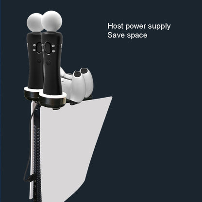 Iplay HBP-301 For PS5 / PS VR MOVE Controller Handle Dual Seat Charger 4 In 1 Charger(Black) by iplay