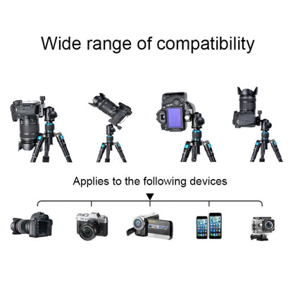 BEXIN V30 Adjustable Aluminum Alloy Desktop Camera Tripod Mini Portable Folding Live Tripod(MS08-S) by BEXIN