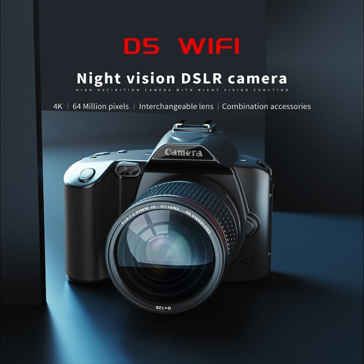 Dual-camera Night Vision 64 Million Pixel High-definition WIFI Digital Camera Standard Without Memory Card by bashfashion