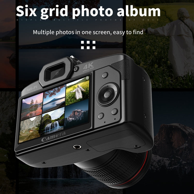 Dual-camera Night Vision 64 Million Pixel High-definition WIFI Digital Camera Standard Without Memory Card by bashfashion