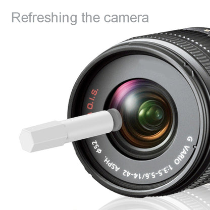 Q20 Headphone Cleaning Pen Mobile Phone Camera Computer Cleaning Tool Without Liquid(White Orange) by bashfashion