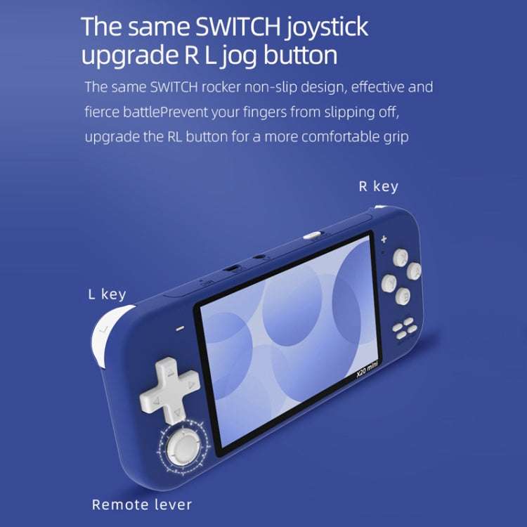 Nostalgic Street Fighter FC Handheld Video Game Console(Blue) by bashfashion