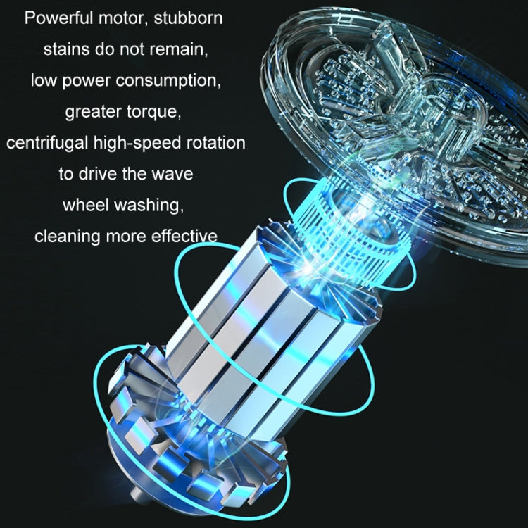 4.5L Mini Portable Folding Household Washing Machine Underwear Washer, Color: Fruit Green(UK Plug) by bashfashion