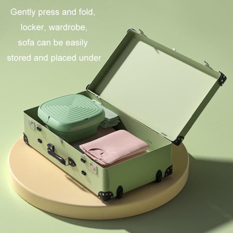 4.5L Mini Portable Folding Household Washing Machine Underwear Washer, Color: Fruit Green(US Plug) by bashfashion