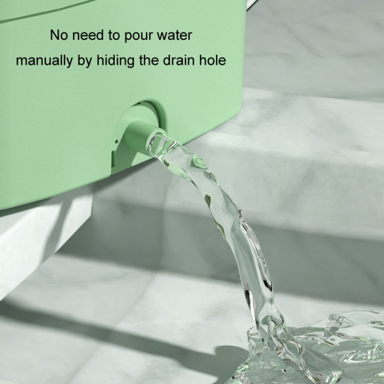 4.5L Mini Portable Folding Household Washing Machine Underwear Washer, Color: Lake Blue(UK Plug) by bashfashion