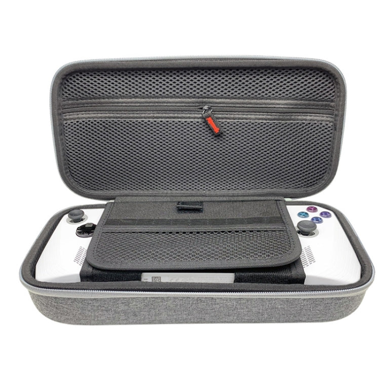For ASUS ROG Ally Game Console Storage Bag EVA Oxford Bunetto Bracket Protection Bag(Gray) by bashfashion