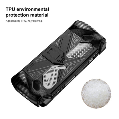 For Asus ROG Ally Game Console TPU Soft Cover With Holder Bracket(White) by bashfashion