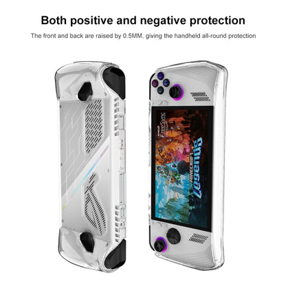 For ASUS Rog Ally Game Console All-in-one TPU Soft Protective Case(Transparent) by bashfashion