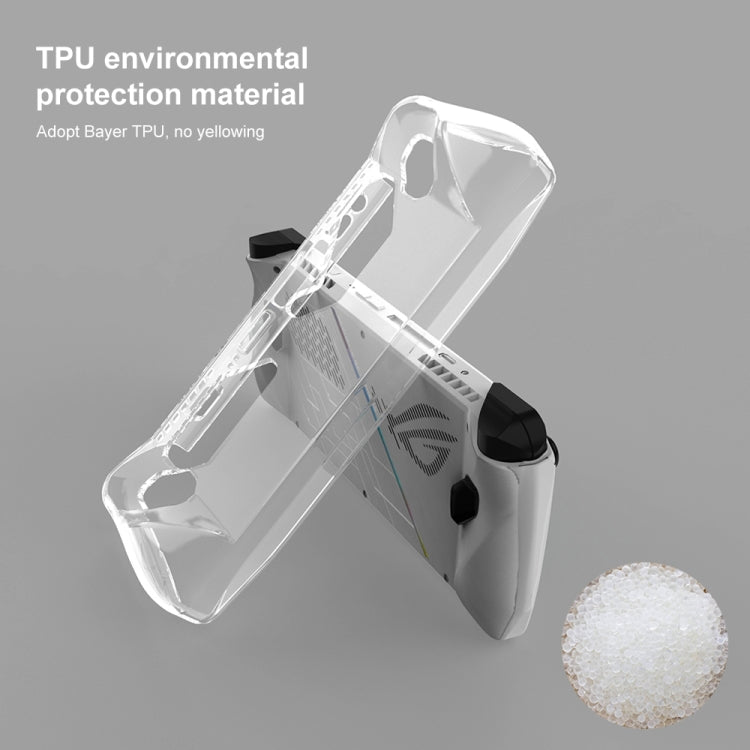 For ASUS Rog Ally Game Console All-in-one TPU Soft Protective Case(Transparent) by bashfashion