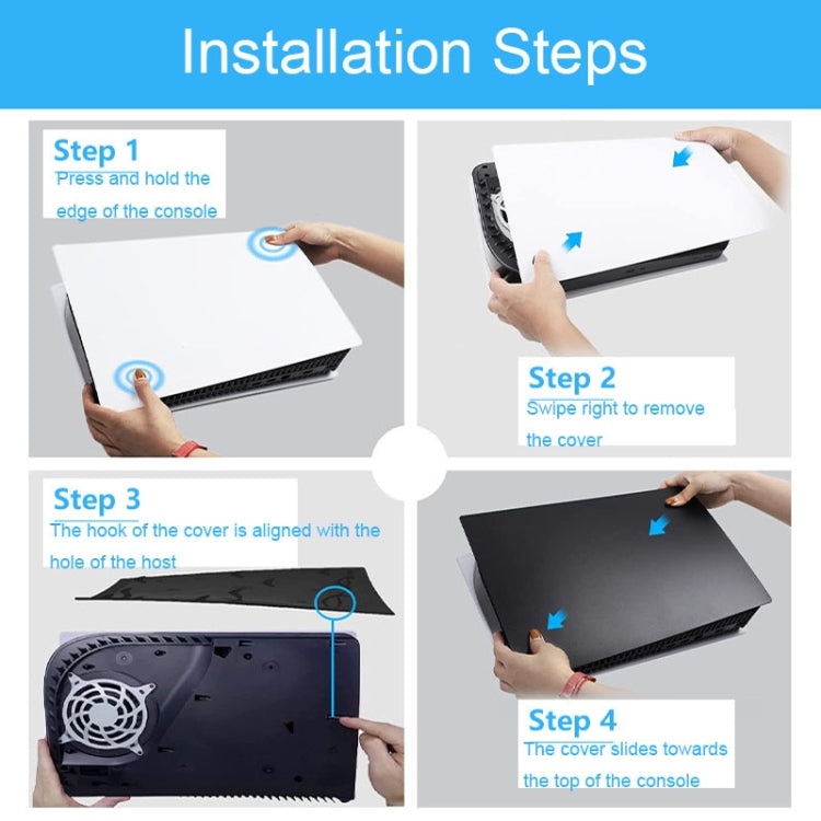 HBP-384 For Sony PS5 Digital Edition Console Protective Shell Game Console Accessories(Red) by bashfashion