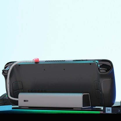 iplay HBSD-490B For Steam Deck Game Console Charging Base Handheld Game Stand Charger(Silver Gray) by iplay