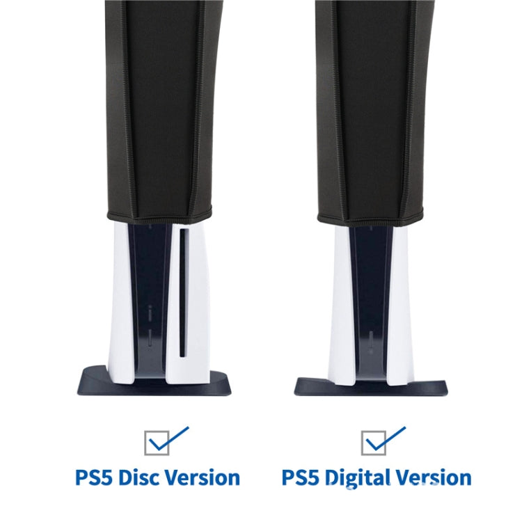 For PS5 Host Waterproof Dustproof Protective Cover Compatible With Digital Optical Drive Version by bashfashion