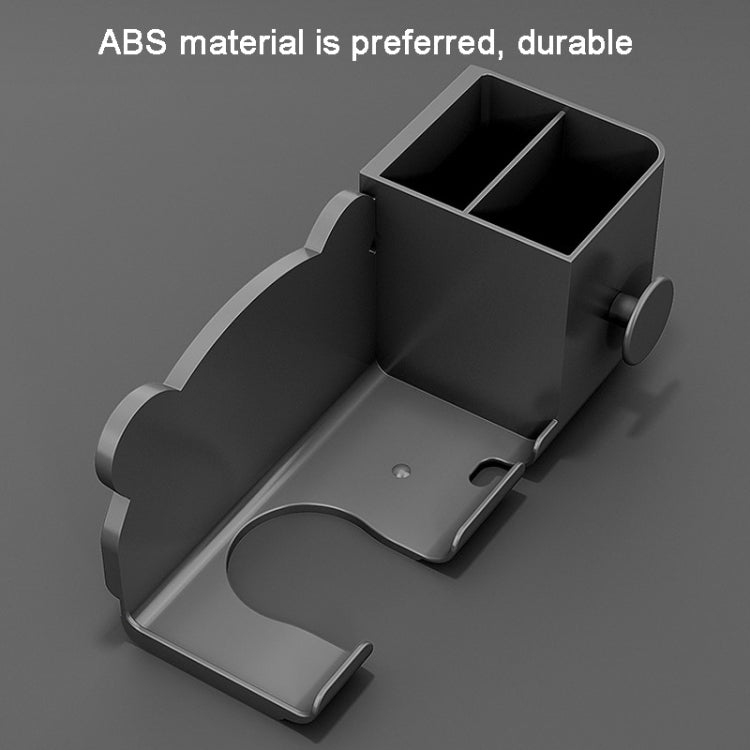 For Dyson Hair Dryer Wall-Mounted Holder Bathroom Shelf Storage Rack, Style: Upgrade Black by bashfashion