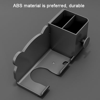 For Dyson Hair Dryer Wall-Mounted Holder Bathroom Shelf Storage Rack, Style: Upgrade Black by bashfashion