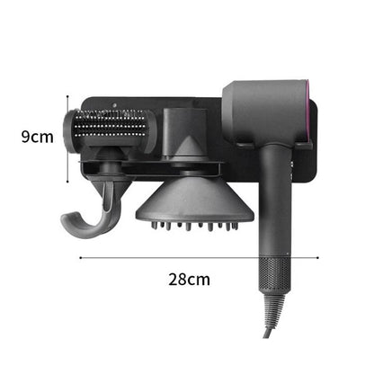 For Dyson Hair Dryer Holder Bathroom Wall-mounted Storage Rack Upgraded Model by bashfashion