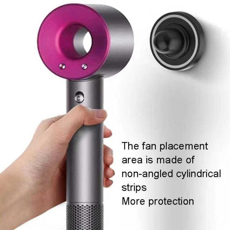 For Dyson Hair Dryer No-punch Bathroom Wall Mounted Magnetic Blower Holder Nozzle Storage Hanger by bashfashion