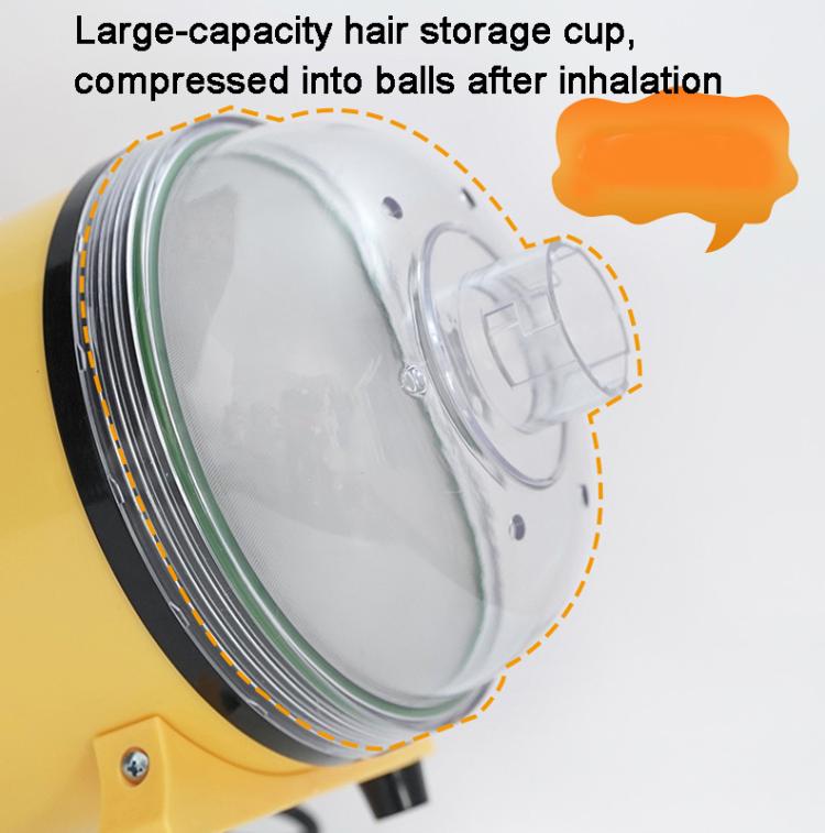 2100W Dog Dryer Stepless Speed Pet Hair Blaster With Vacuum Cleaner 220V AU PLug(Pure Yellow) by bashfashion