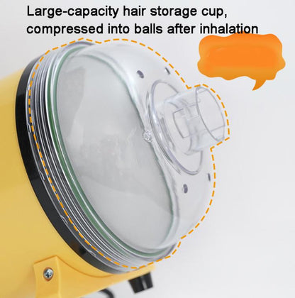 2100W Dog Dryer Stepless Speed Pet Hair Blaster With Vacuum Cleaner 110V US Plug(Pure Yellow) by bashfashion