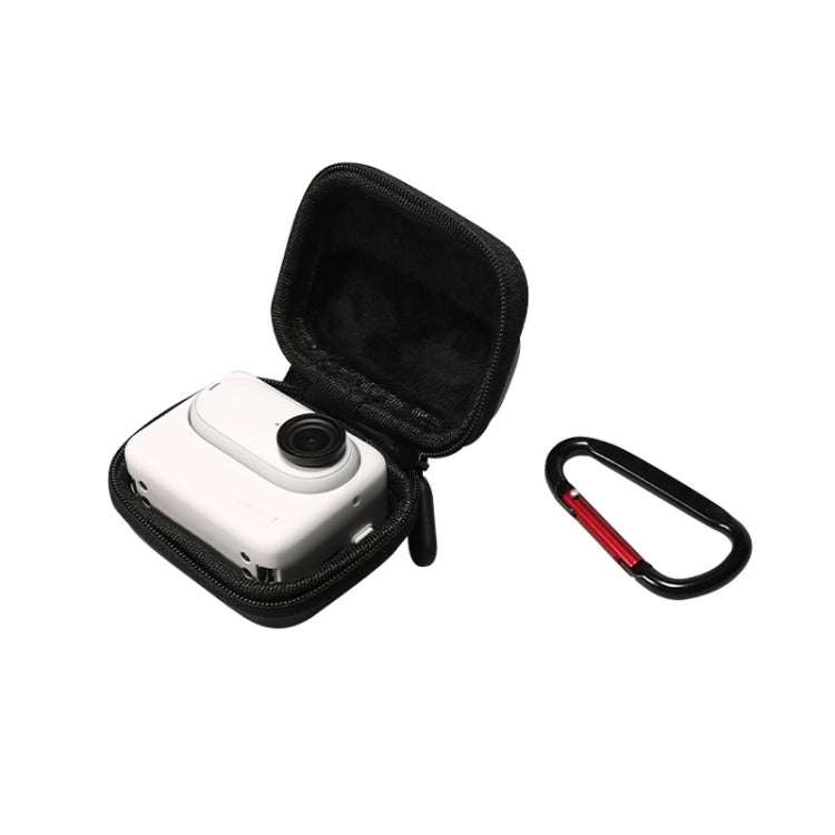 For Insta360 GO 3 Mini Body Bag Portable Storage Bag With Carabiner(Black) by bashfashion