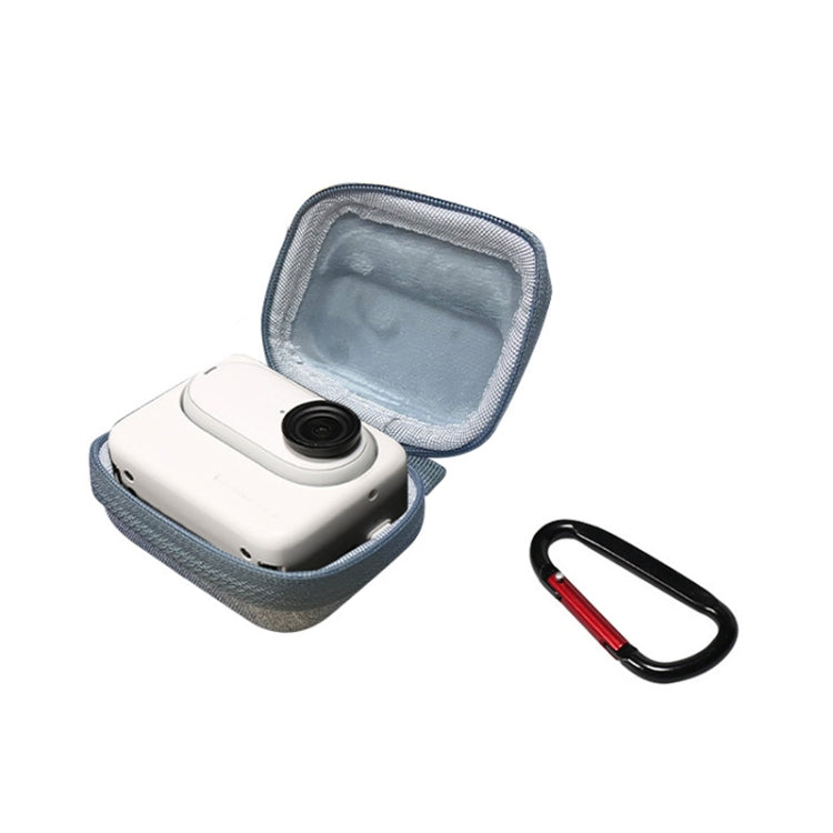 For Insta360 GO 3 Mini Body Bag Portable Storage Bag With Carabiner(Gray) by bashfashion