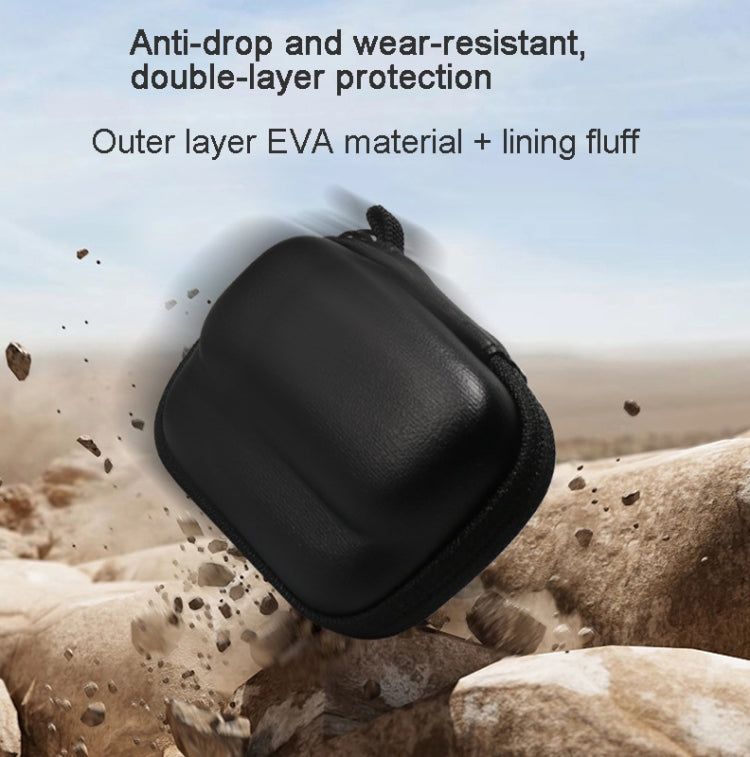 For Insta360 GO 3 Mini Body Bag Portable Storage Bag With Carabiner(Black) by bashfashion