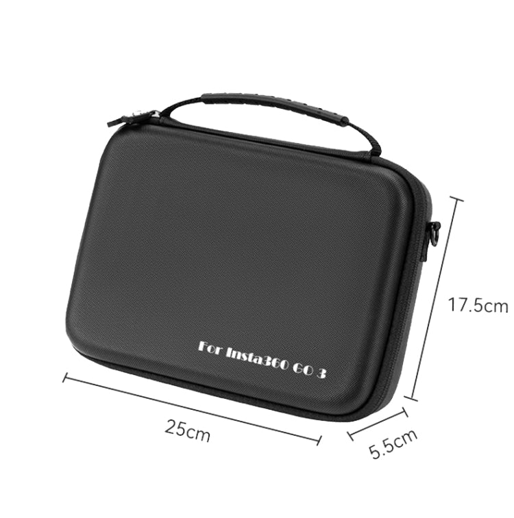 For Insta360 GO 3 XFJI Storage Bag Portable Travel Bag Complete Carrying Case 25.5 x 17.5 x 5.5cm by XFJI