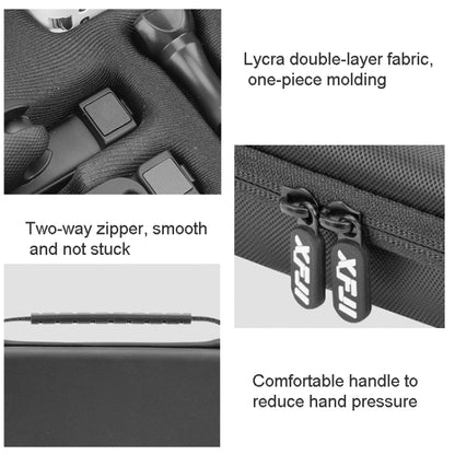 For Insta360 GO 3 XFJI Storage Bag Portable Travel Bag Complete Carrying Case 25.5 x 17.5 x 5.5cm by XFJI