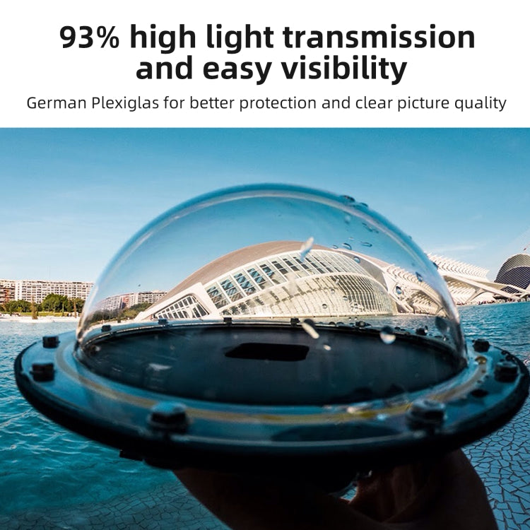 TELESIN 30M Waterproof Case Housing For GoPro Hero11 Black / HERO10 Black / HERO9 Black by TELESIN