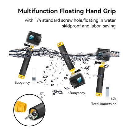 TELESIN 30M Waterproof Case Housing For GoPro Hero11 Black / HERO10 Black / HERO9 Black by TELESIN