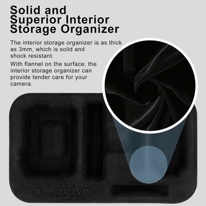 For Insta360 GO 3 / GO 3S AMagisn Hard Shell Storage Bag Waterproof Bag(Gray) by aMagisn