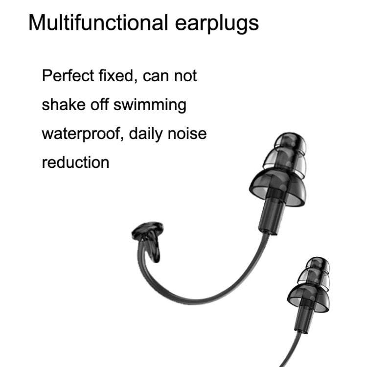 In-ear Waterproof Bone Conduction Earphone Magnetic Charging Swimming Sports Bluetooth Earphone(Blue) by bashfashion