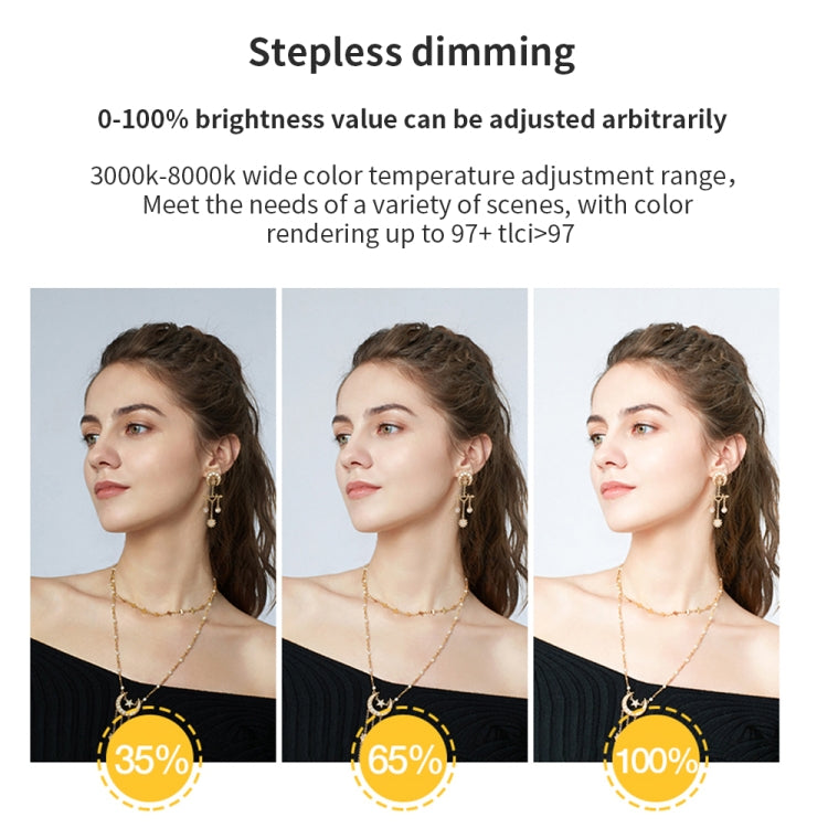 Pixel P45pro High Bright Dual Color Temperature Fill Light 120W Normal Bright Studio Camera Soft Light(A Set With UK Plug Adaptor) by Pixel