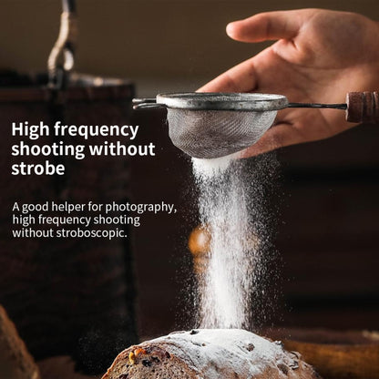 Pixel P45pro High Bright Dual Color Temperature Fill Light 120W Normal Bright Studio Camera Soft Light(A Set With UK Plug Adaptor) by Pixel